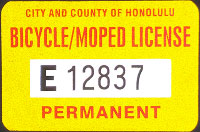 Hawai'i Moped License